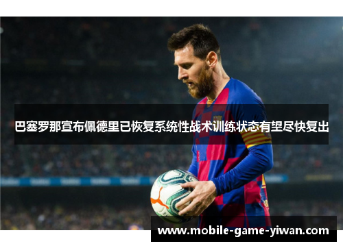 巴塞罗那宣布佩德里已恢复系统性战术训练状态有望尽快复出